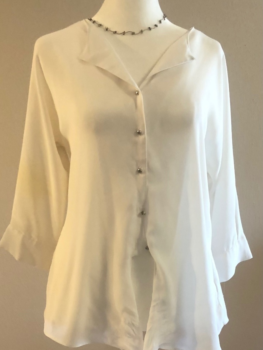 NY Collection White Tunic